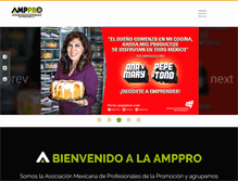 Tablet Screenshot of amppro.org.mx